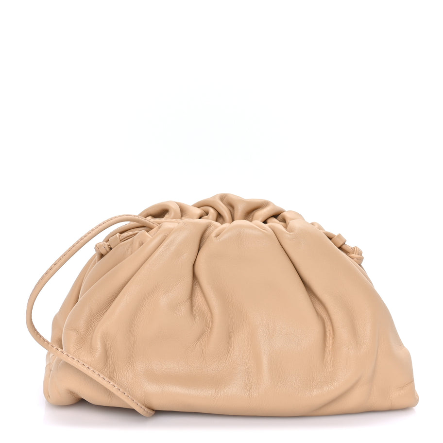 Bottega Veneta Butter Calfskin The Mini Pouch  Almond Image 1