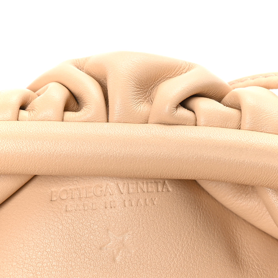 Bottega Veneta Butter Calfskin The Mini Pouch  Almond Image 5