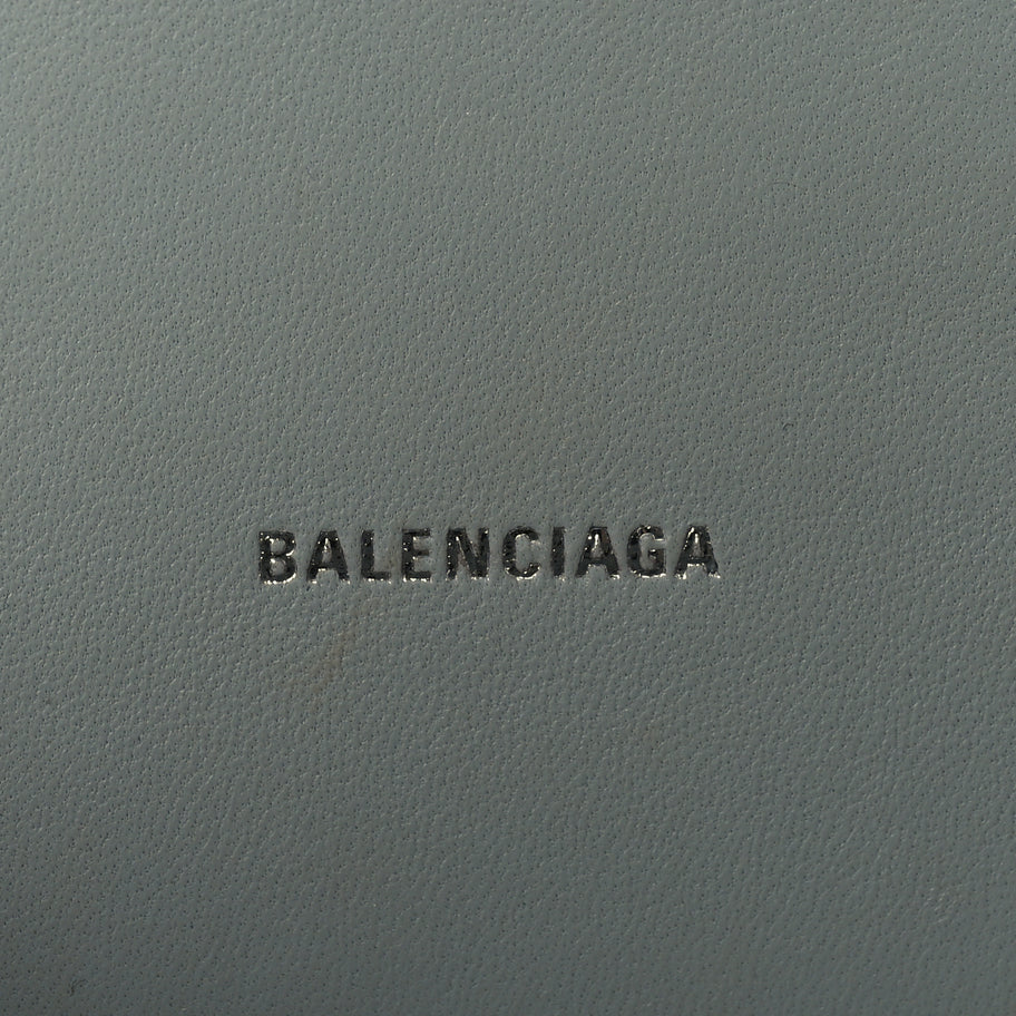 Balenciaga Glitter Fabric Hourglass Top Handle Bag XS  Grey Image 5