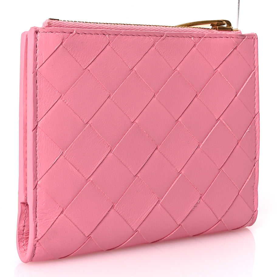 Bottega Veneta  Nappa Intrecciato Bifold Zip Wallet Ribbon Image 3