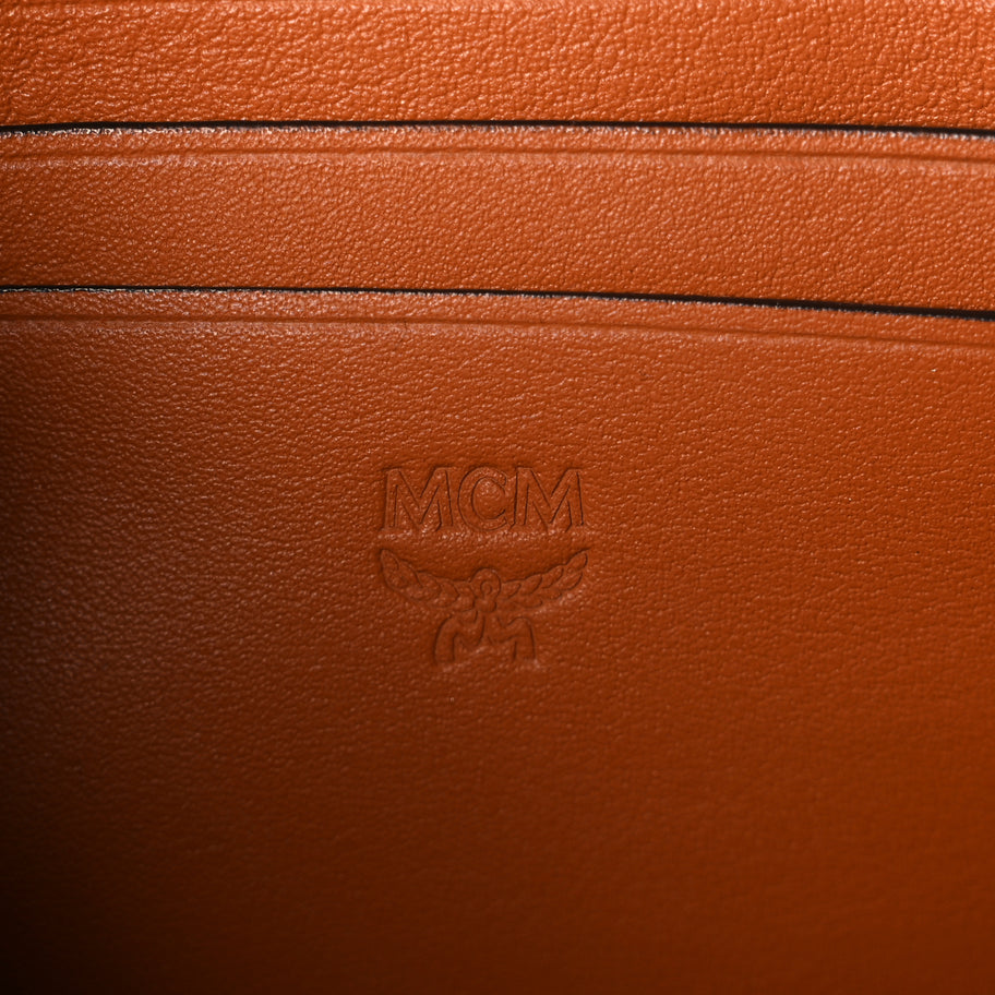 MCM Visetos Monogram Mini Tracy Crossbody Bag Cognac Image 5