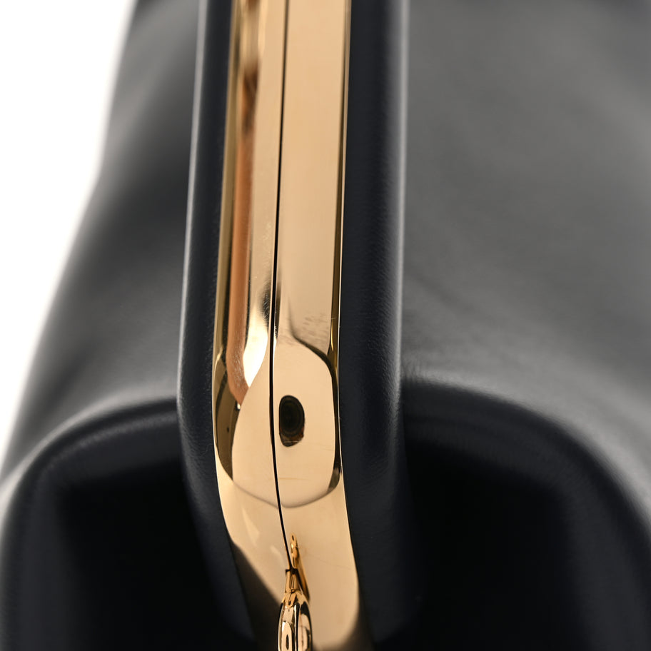 Fendi Shiny Nappa Medium Fendi First Navy Image 11