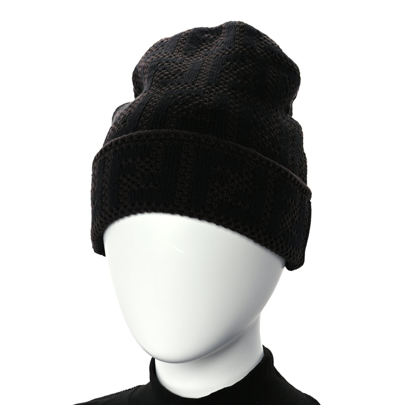  Fendi FF Beanie hat Black
