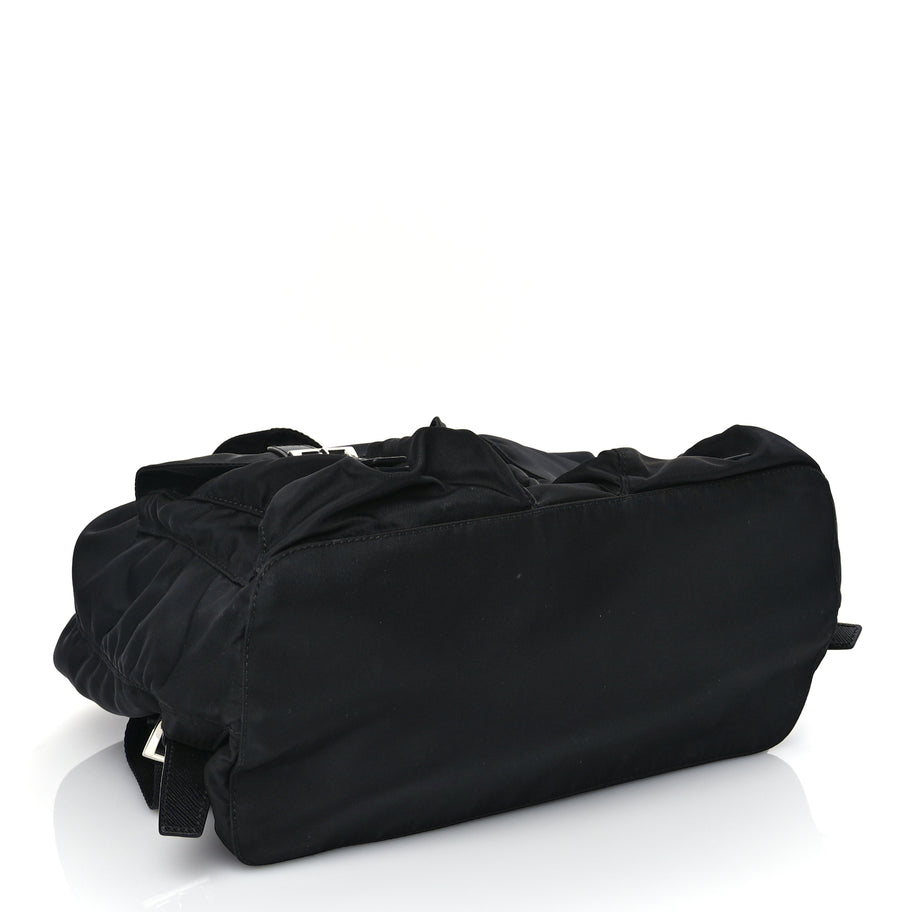 Prada Re-Nylon Saffiano Medium Backpack Black Image 3