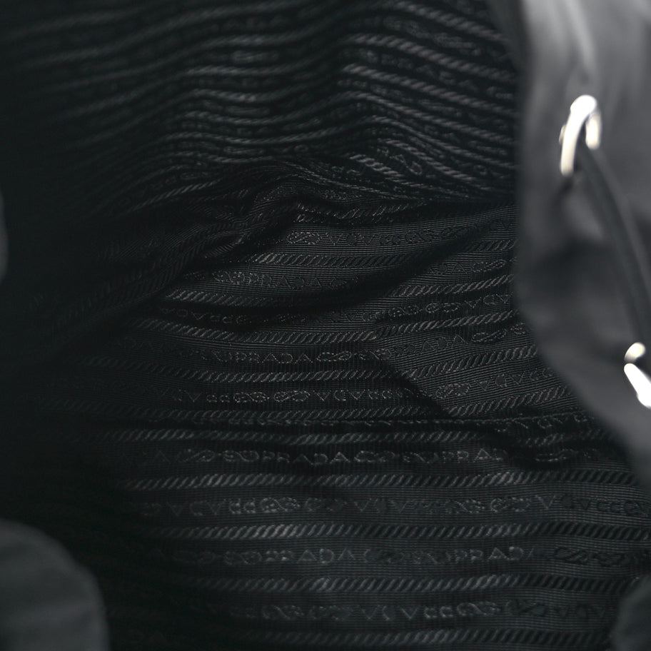 Prada Re-Nylon Saffiano Medium Backpack Black Image 4