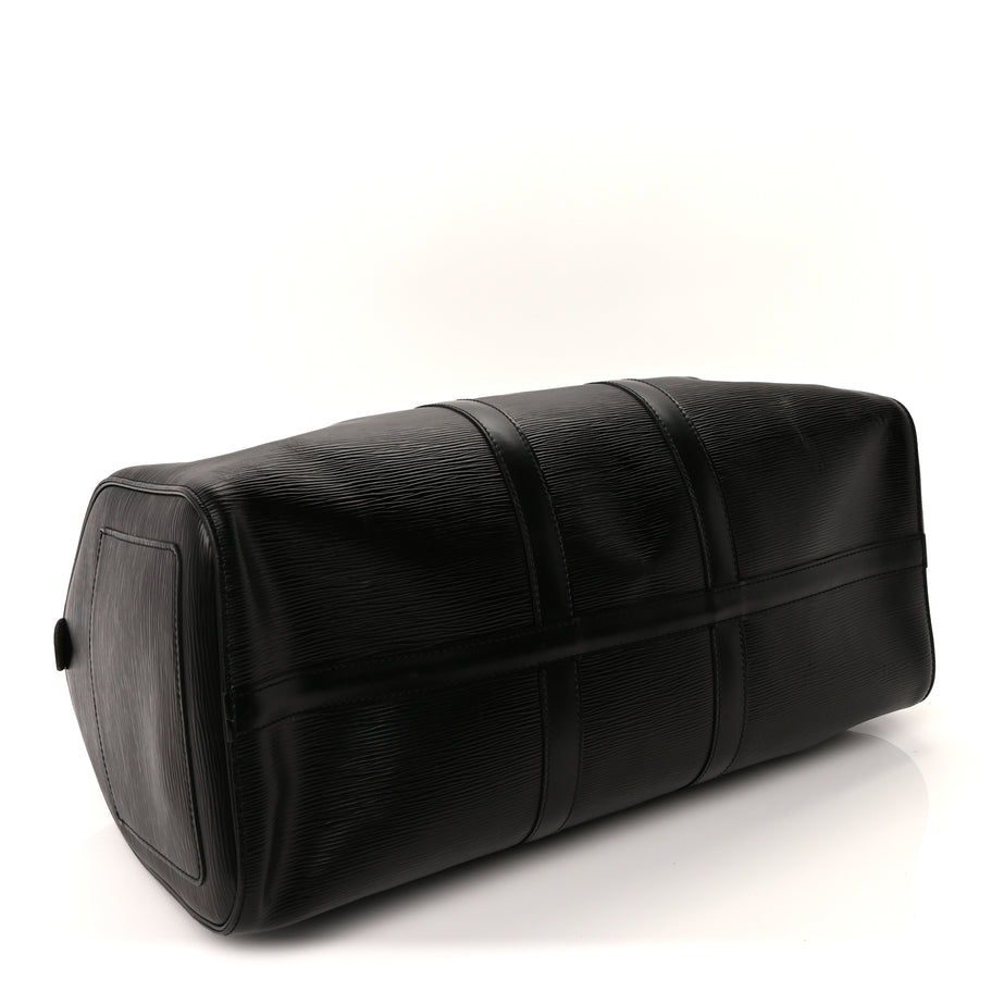 Louis Vuitton Epi Keepall 45 Black Black Image 3
