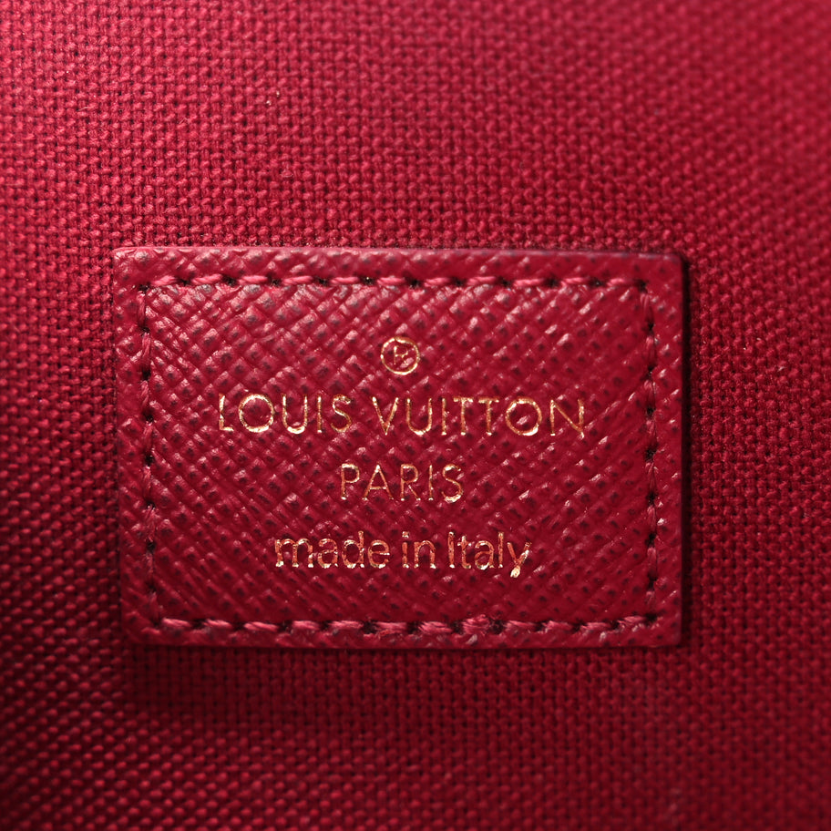 Louis Vuitton Monogram Pochette Felicie Chain Wallet Fuchsia Image 6