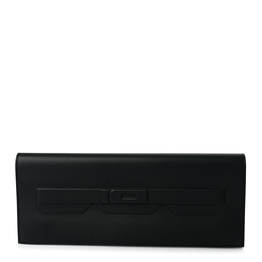 Hermes Swift Shadow Clutch 29 Black Image 1