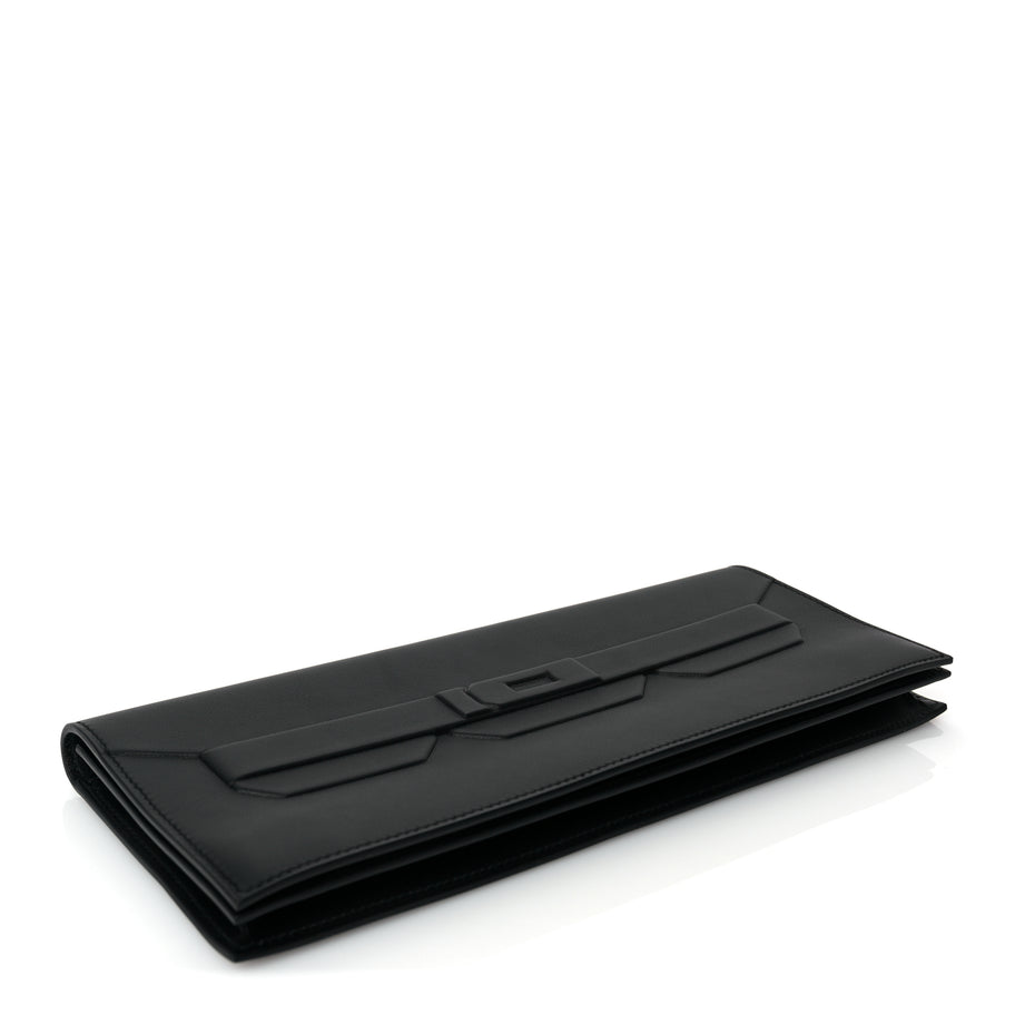 Hermes Swift Shadow Clutch 29 Black Image 4