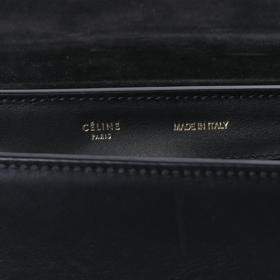 Celine Calfskin Medium Tri-color Trapeze Glacier Image 4