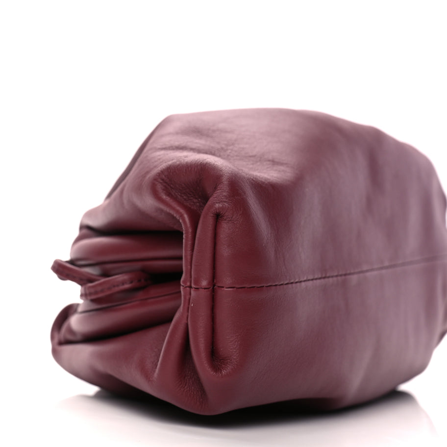 Bottega Veneta Butter Calfskin The Mini Pouch Bordeaux Image 8