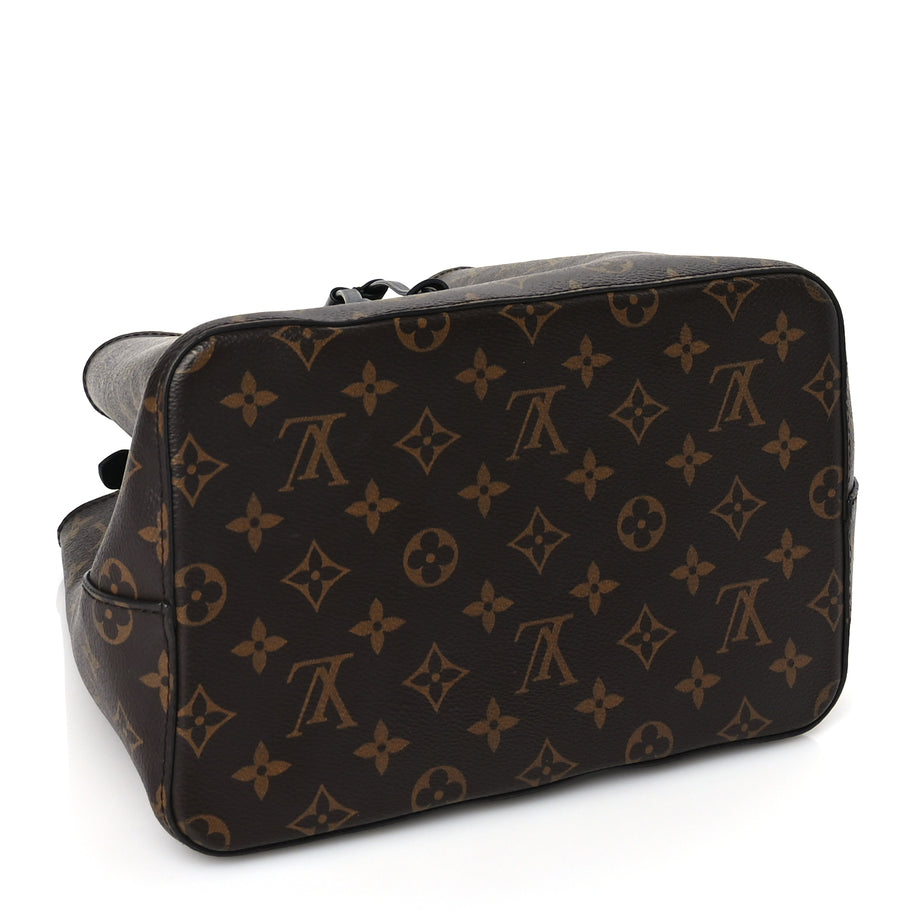 Louis Vuitton Monogram Neonoe MM Black Black Image 3