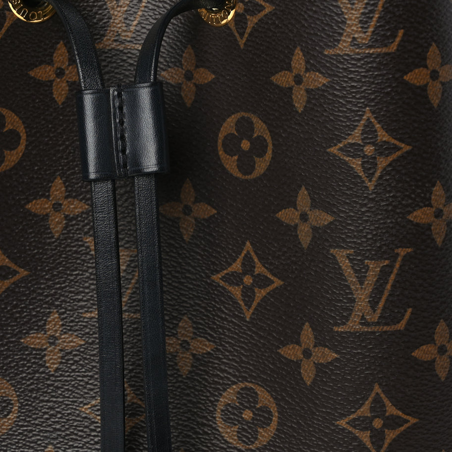 Louis Vuitton Monogram Neonoe MM Black Black Image 6