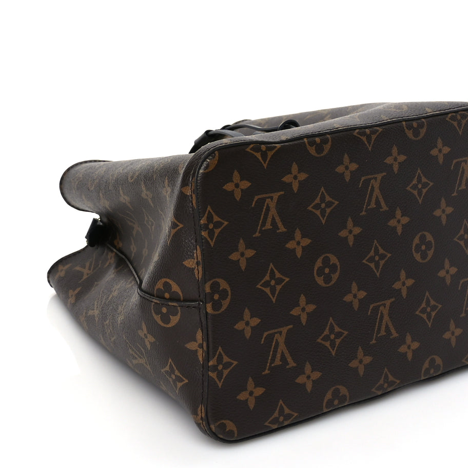 Louis Vuitton Monogram Neonoe MM Black Black Image 7