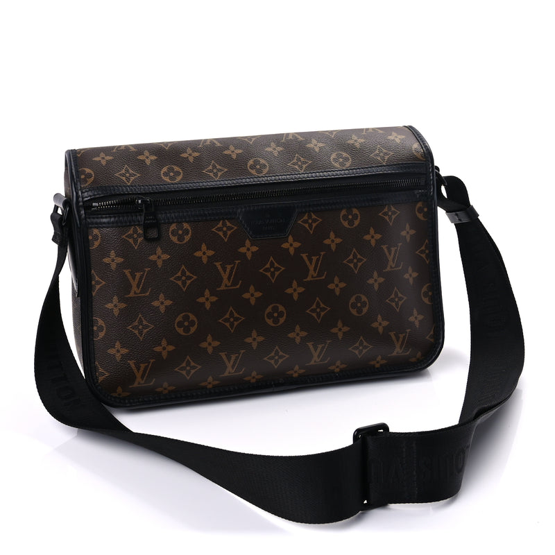  Louis Vuitton Monogram Macassar Archy Messenger MM
