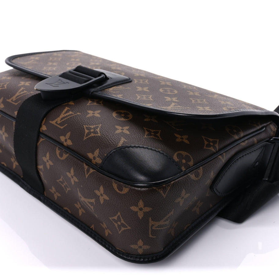Louis Vuitton Monogram Macassar Archy Messenger MM Image 7