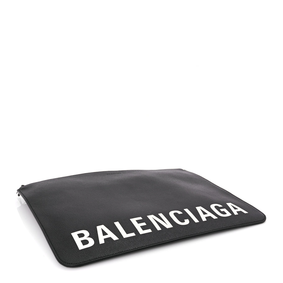 Balenciaga Large Cash Pouch With Handle Black Image 4