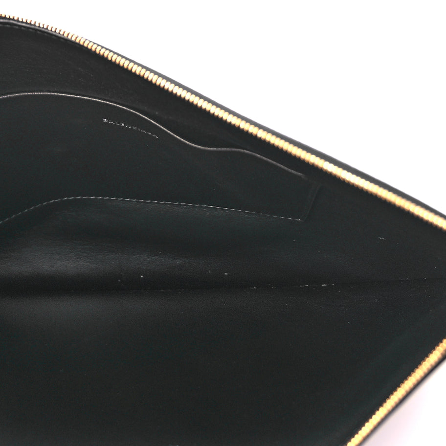 Balenciaga Large Cash Pouch With Handle Black Image 5