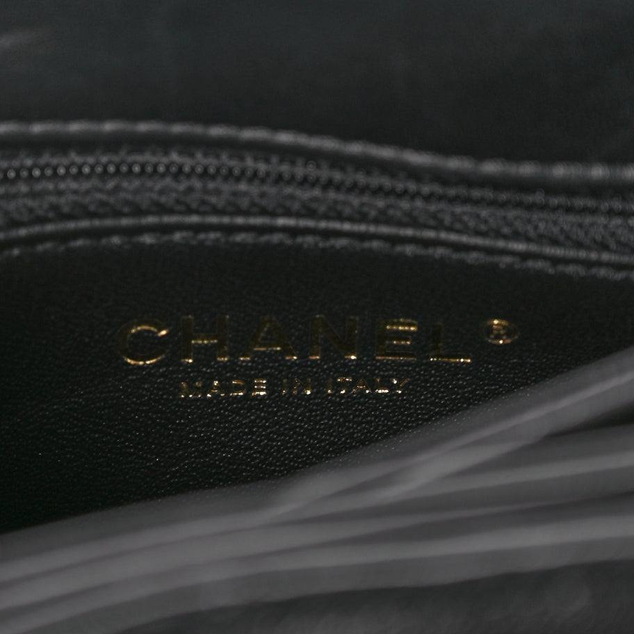 Chanel Lambskin Quilted Small Trendy CC Dual Handle Flap Bag Black Image 5