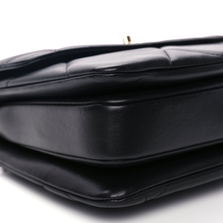 Chanel Lambskin Quilted Small Trendy CC Dual Handle Flap Bag Black Image 8