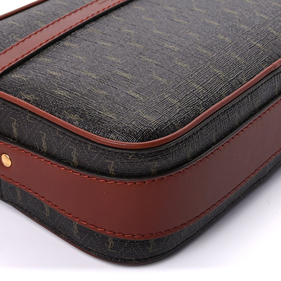 Saint Laurent Canvas Smooth Calfskin Le Monogramme Camera Bag  Chestnut Image 8