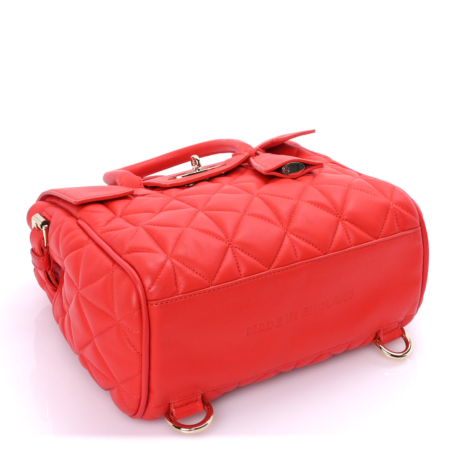 Mulberry Nappa Quilted Mini Cara Delevingne Convertible Bag  Fiery Spritz Image 3