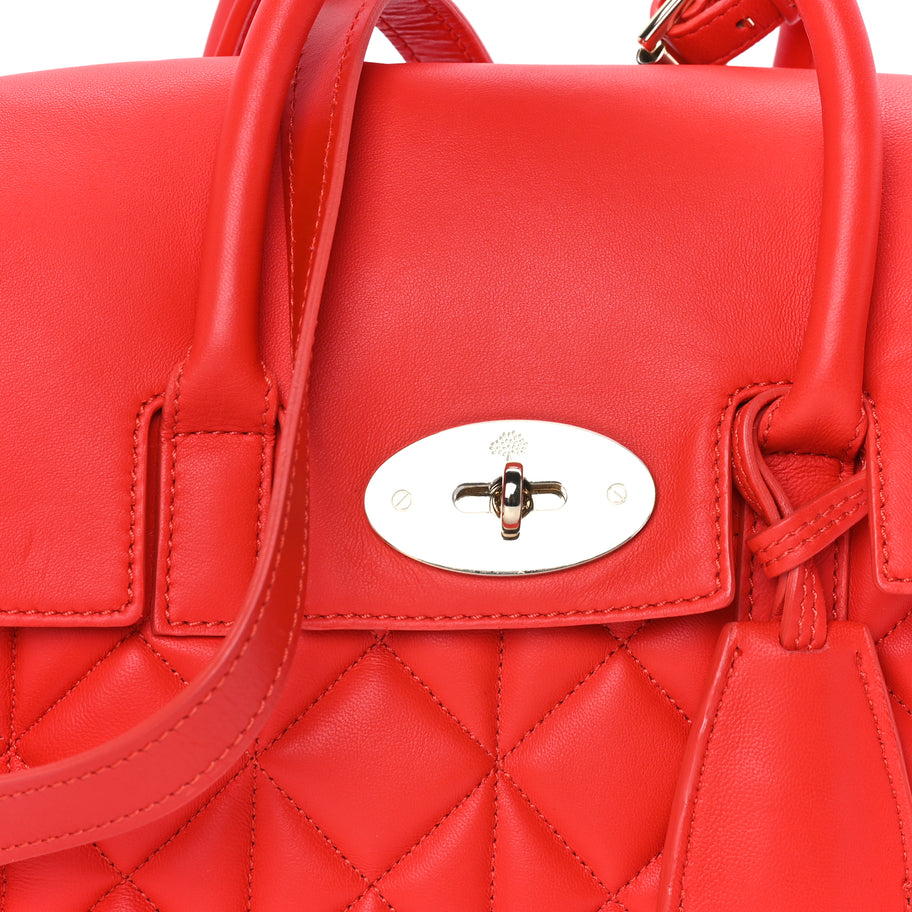 Mulberry Nappa Quilted Mini Cara Delevingne Convertible Bag  Fiery Spritz Image 6