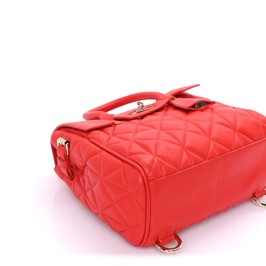Mulberry Nappa Quilted Mini Cara Delevingne Convertible Bag  Fiery Spritz Image 7