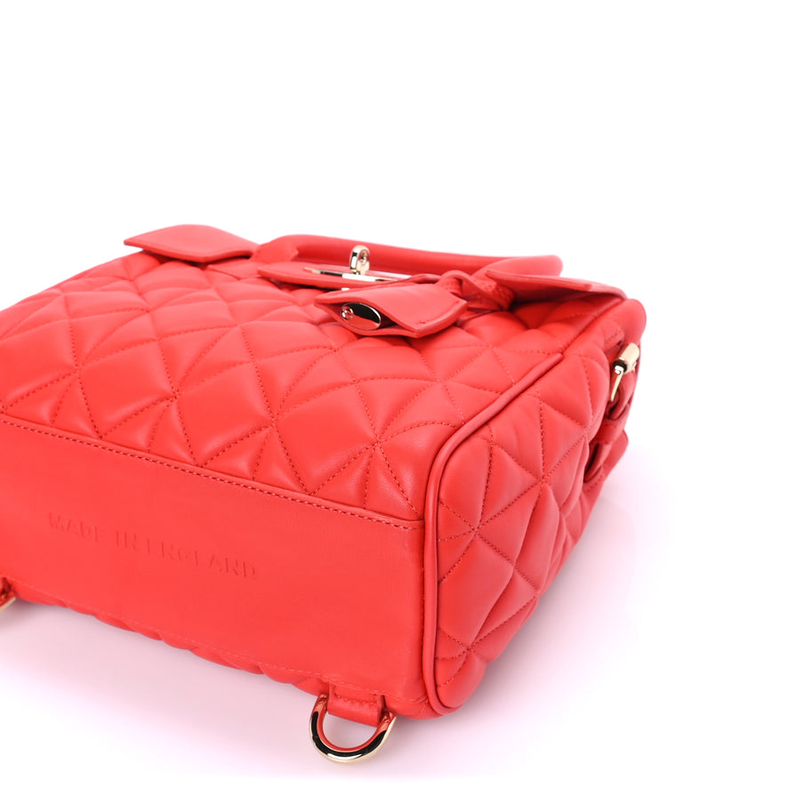 Mulberry Nappa Quilted Mini Cara Delevingne Convertible Bag  Fiery Spritz Image 8