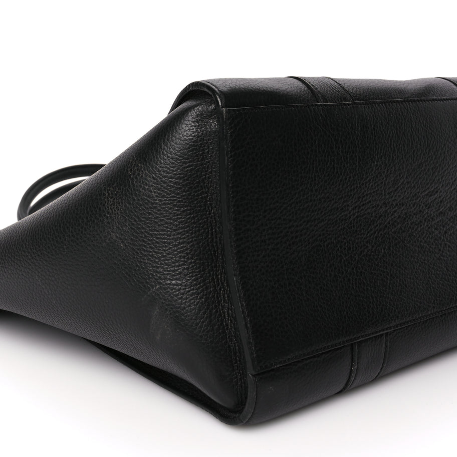 Mulberry Classic Grain Bayswater Zip Tote Black Image 8