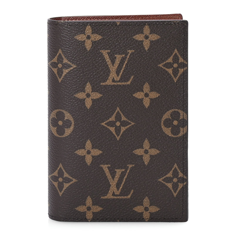  Louis Vuitton Monogram Passport Cover Brown