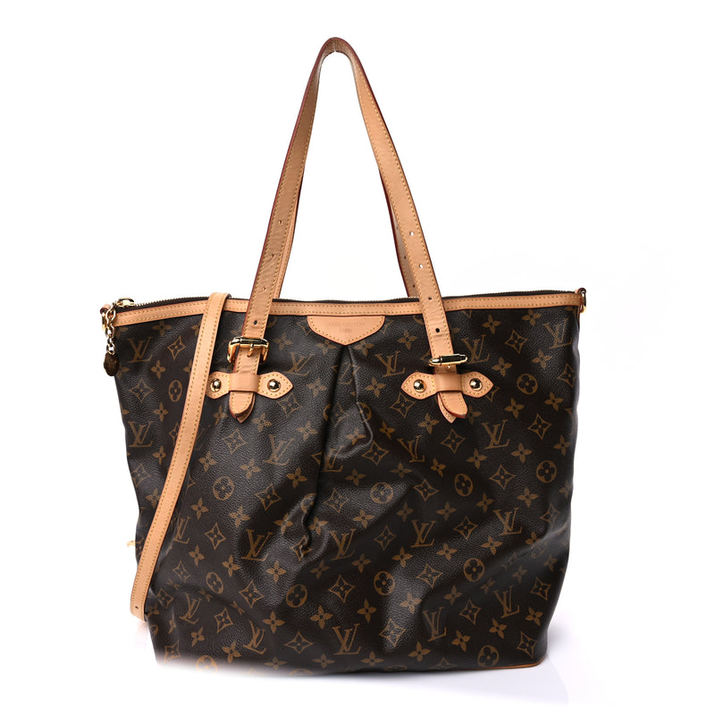  Louis Vuitton Monogram Palermo GM Brown