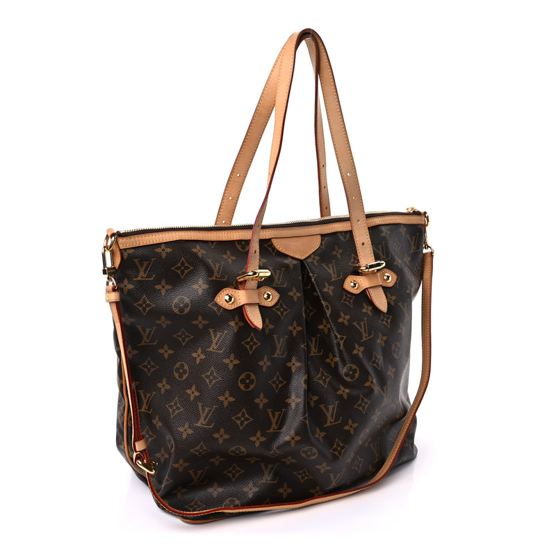  Louis Vuitton Monogram Palermo GM Brown