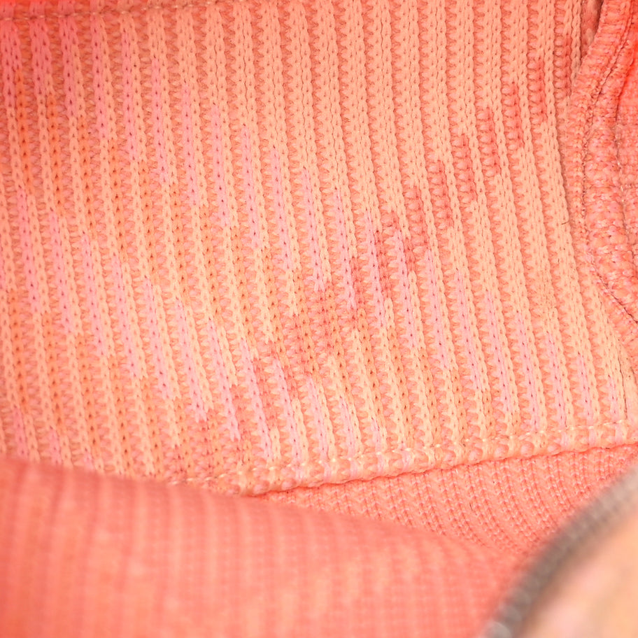 Burberry Canvas Knitted Check Mini Peg Duffle Bag Sherbert Image 4