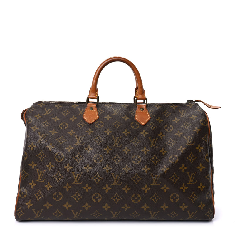  Louis Vuitton Monogram Speedy 40 Brown