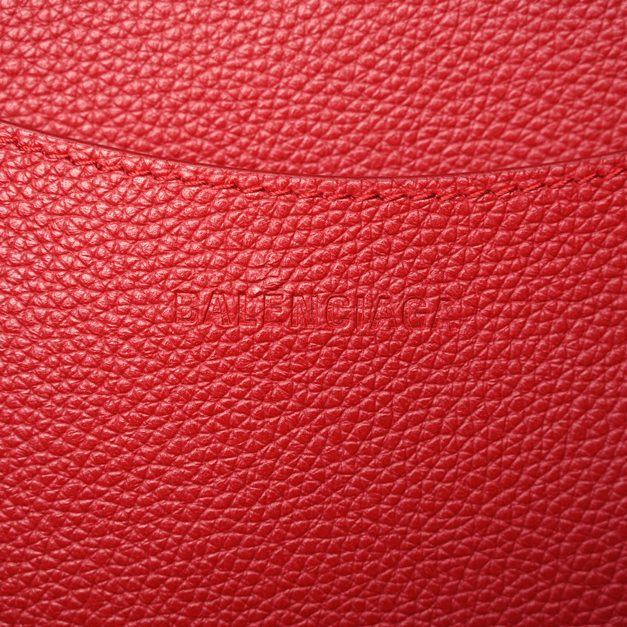 Balenciaga Grained Calfskin Neo Classic Gold Hardware Large Top Handle Bag Medium Red Image 5
