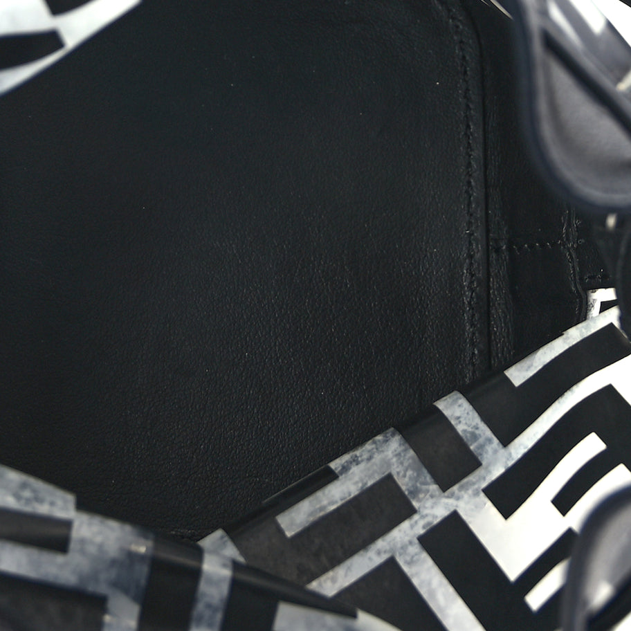 Fendi TPU FF Vitello Grace F is Fendi Mini Mon Tresor Bucket Bag Black Image 4