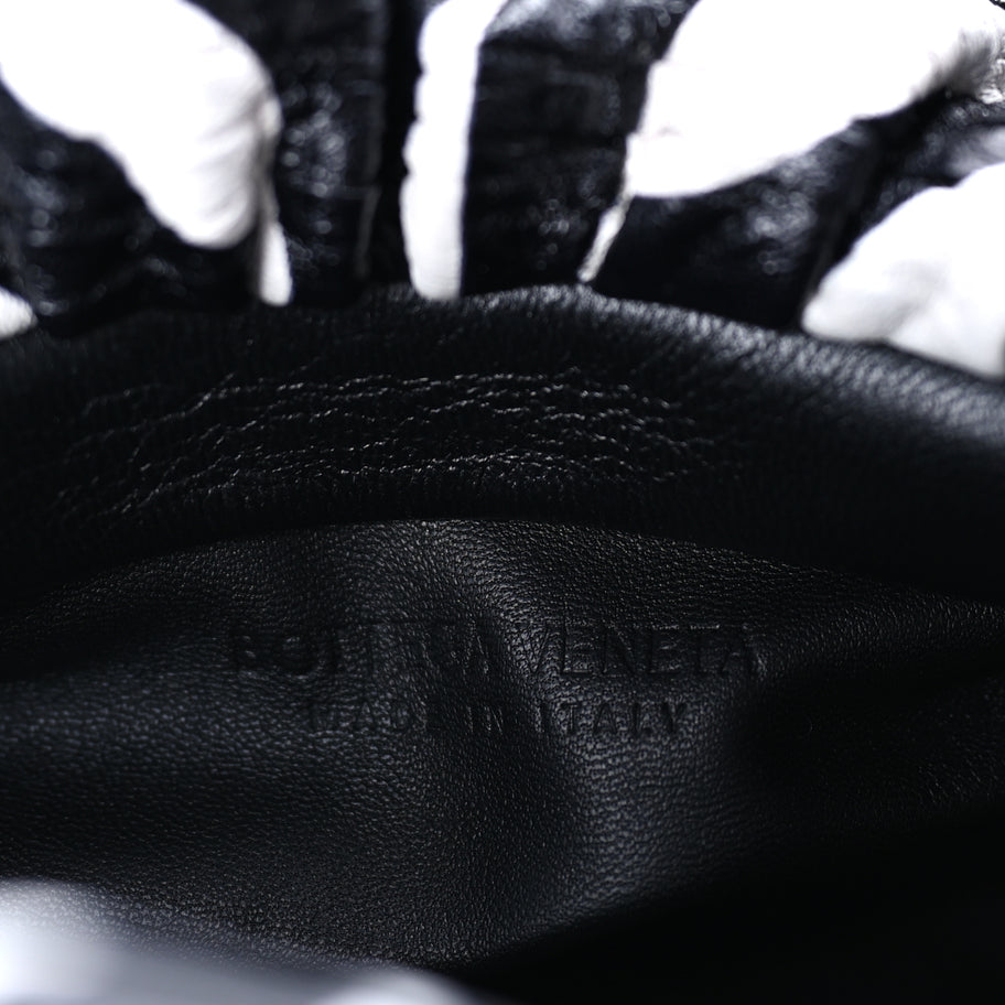 Bottega Veneta Nappa Zebra Print The Pouch Chain  White Black Image 5