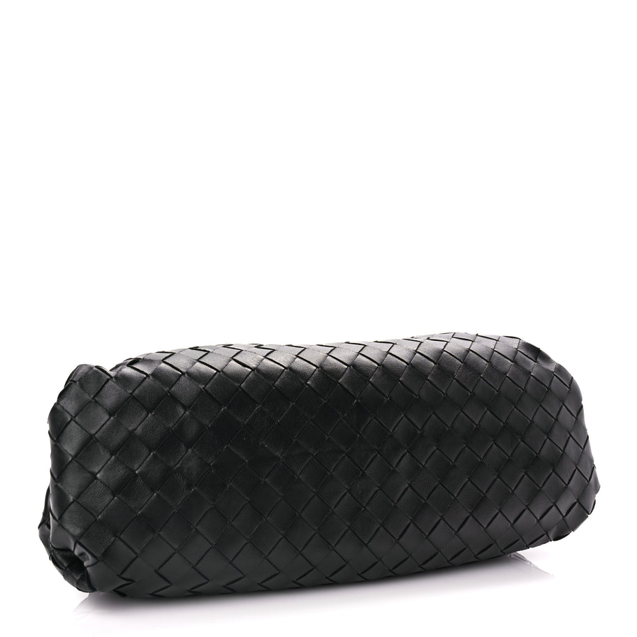 Bottega Veneta Nappa Maxi Intrecciato The Pouch Oversized Clutch Black Image 4