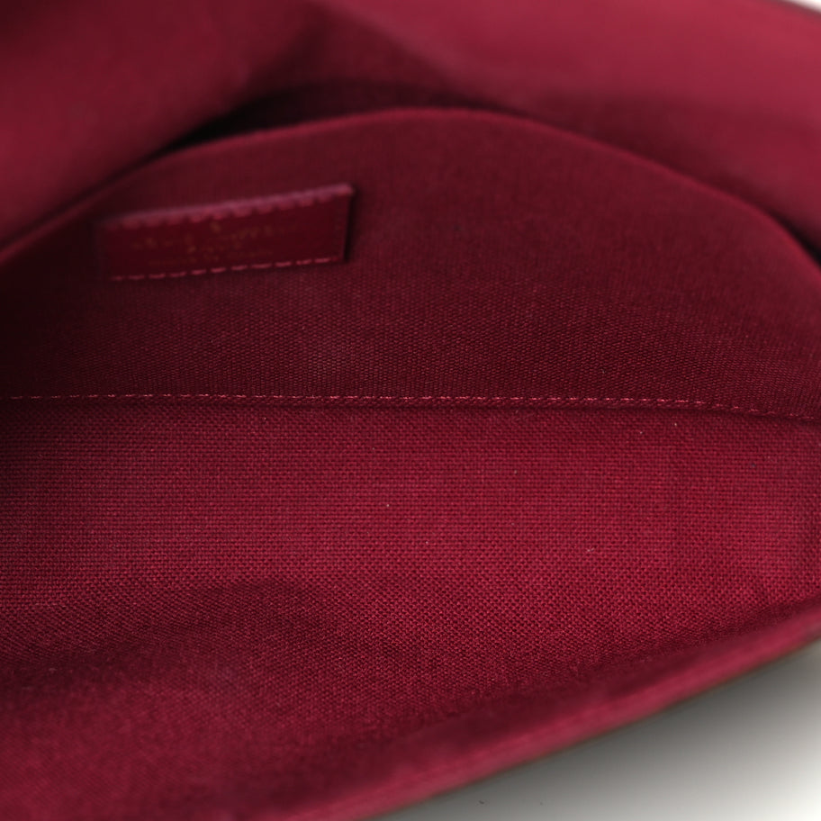 Louis Vuitton Monogram Pochette Felicie Chain Wallet Fuchsia Image 5