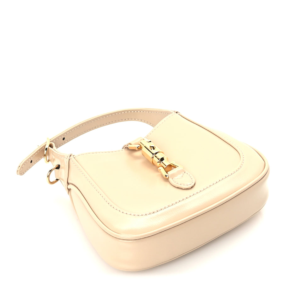 Gucci Boarded Dyana Lux Calfskin Nano Jackie 1961 Hobo  Beige Image 3