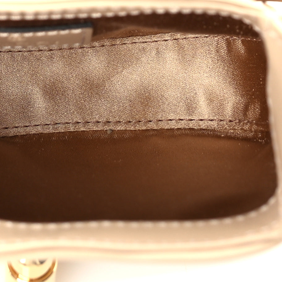 Gucci Boarded Dyana Lux Calfskin Nano Jackie 1961 Hobo  Beige Image 4