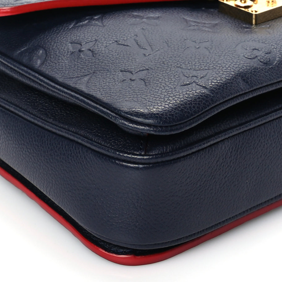 Louis Vuitton Empreinte Pochette Metis Marine Rouge Image 7