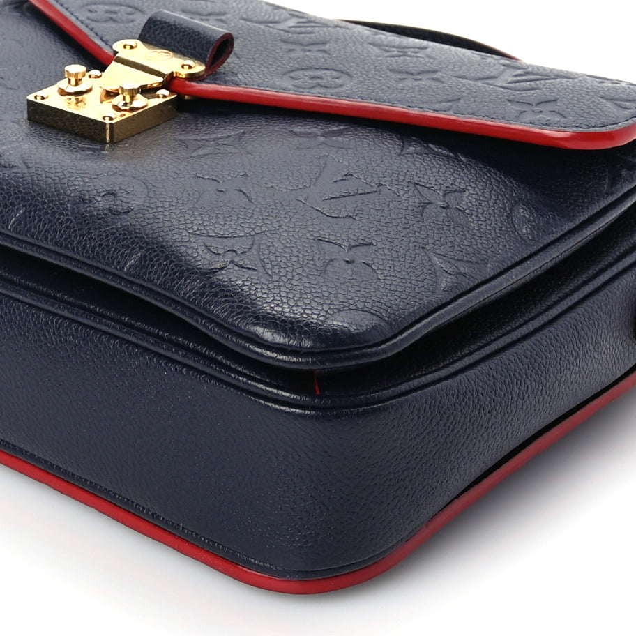 Louis Vuitton Empreinte Pochette Metis Marine Rouge Image 8