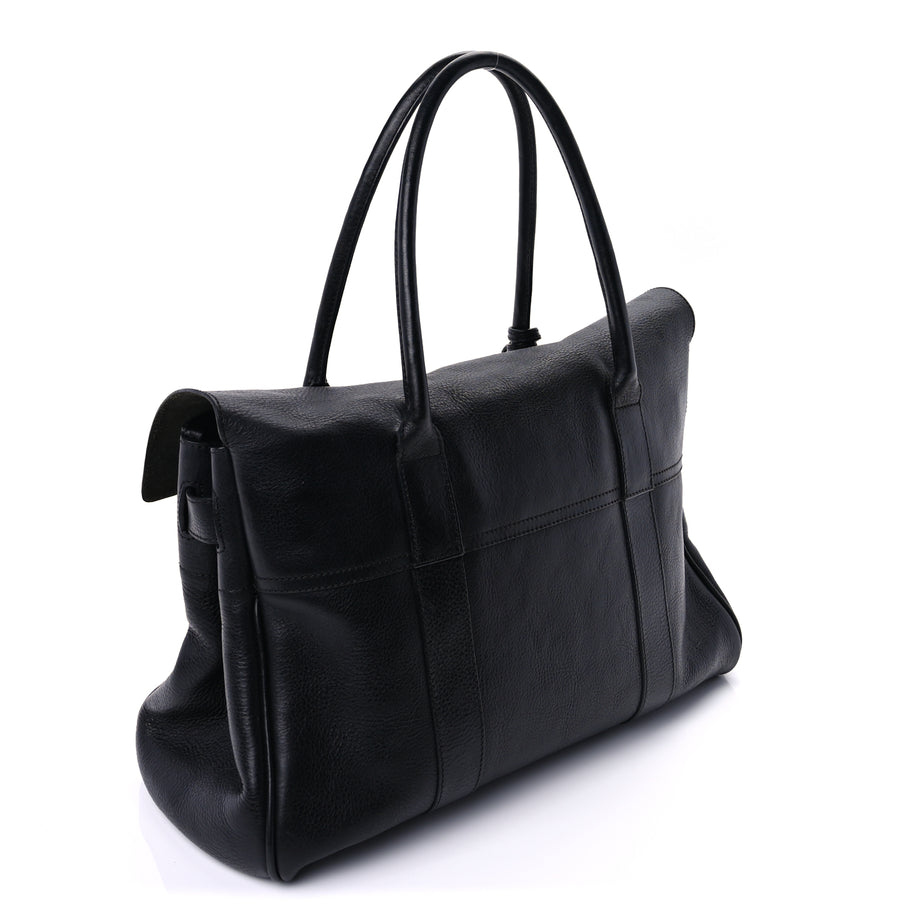 Mulberry Natural Vegetable Tanned Bayswater  Black Image 2