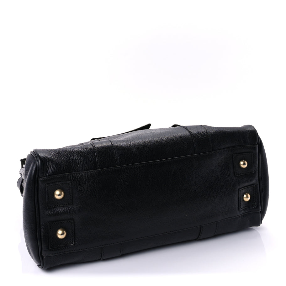Mulberry Natural Vegetable Tanned Bayswater  Black Image 3