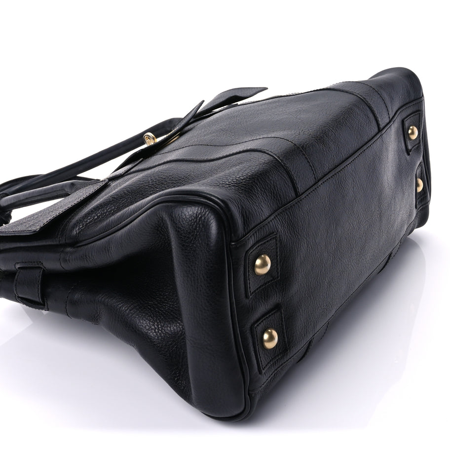 Mulberry Natural Vegetable Tanned Bayswater  Black Image 7