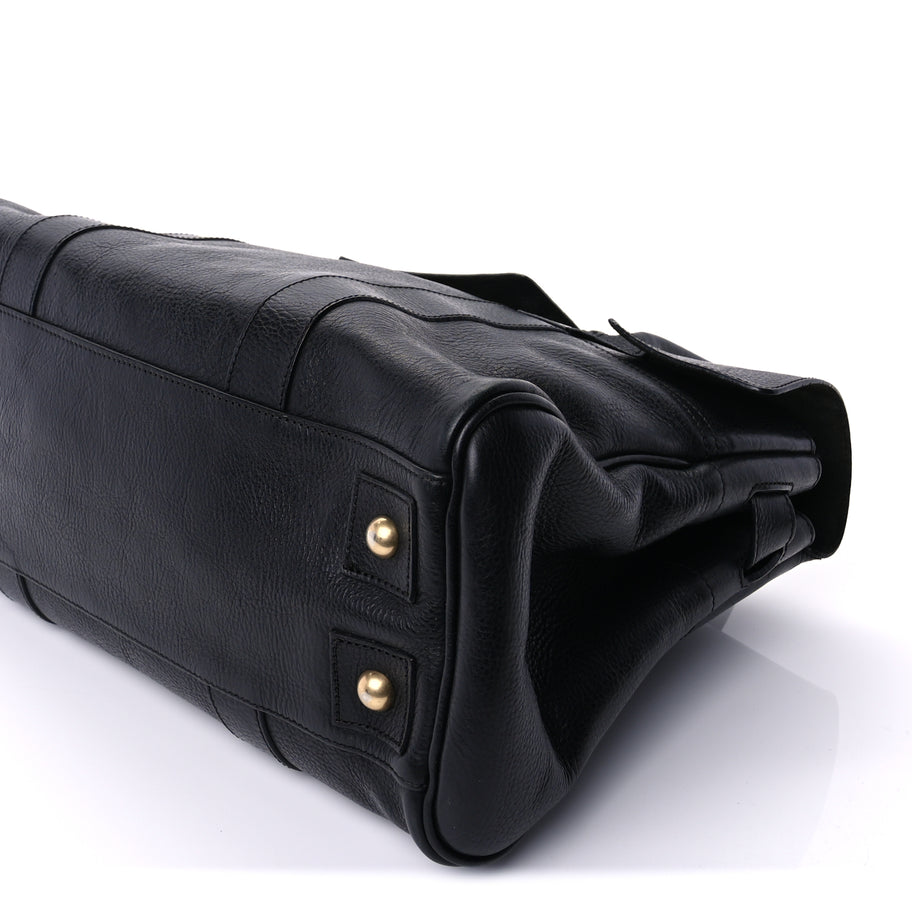 Mulberry Natural Vegetable Tanned Bayswater  Black Image 8