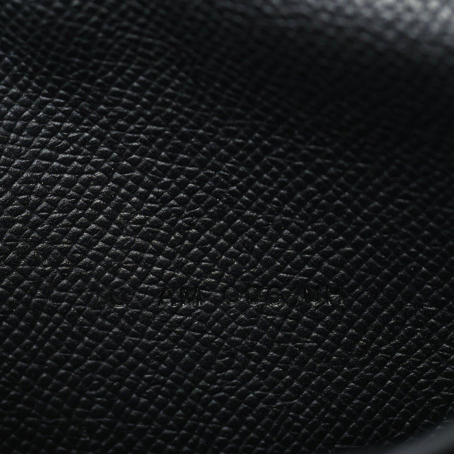 Hermes Epsom Citizen Twill Long Wallet  Black Image 6