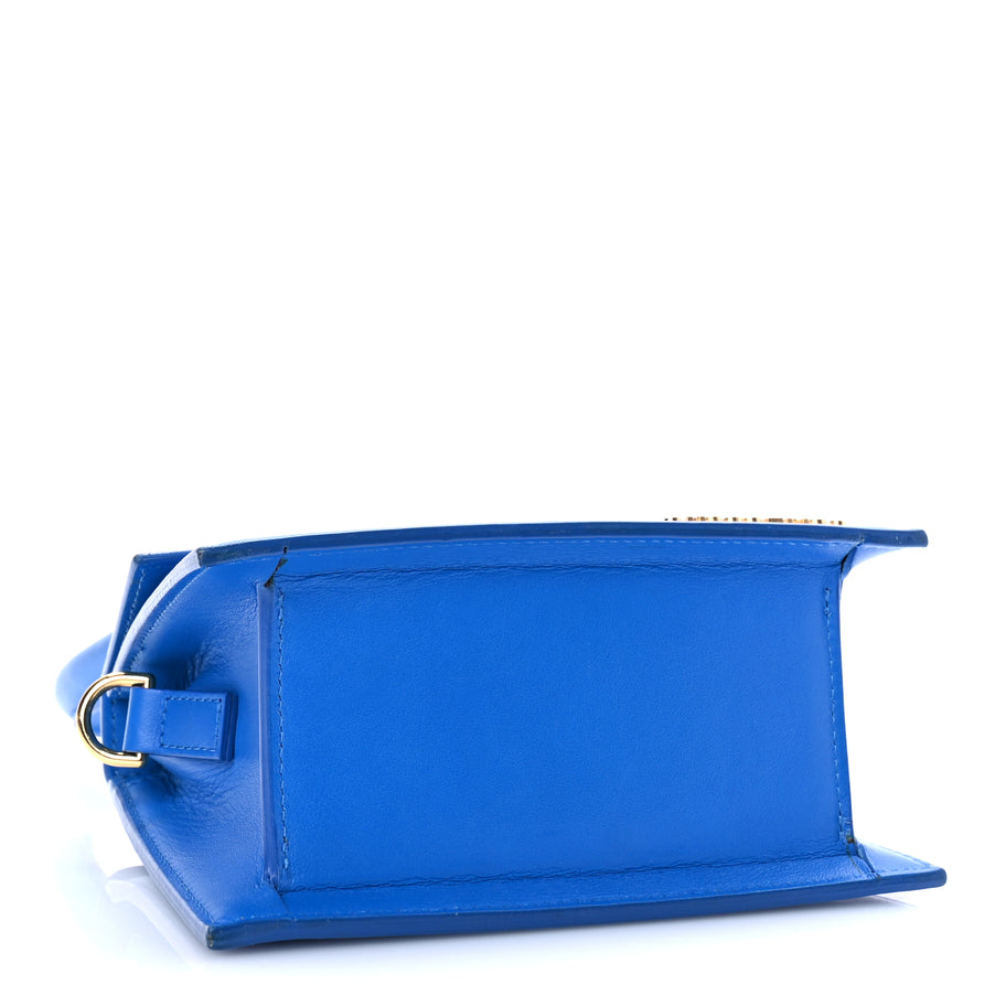 Jacquemus Smooth Calfskin Le Chiquito Moyen Bambino Blue Image 3